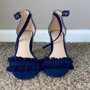 Navy KAARI blue heels size 8
